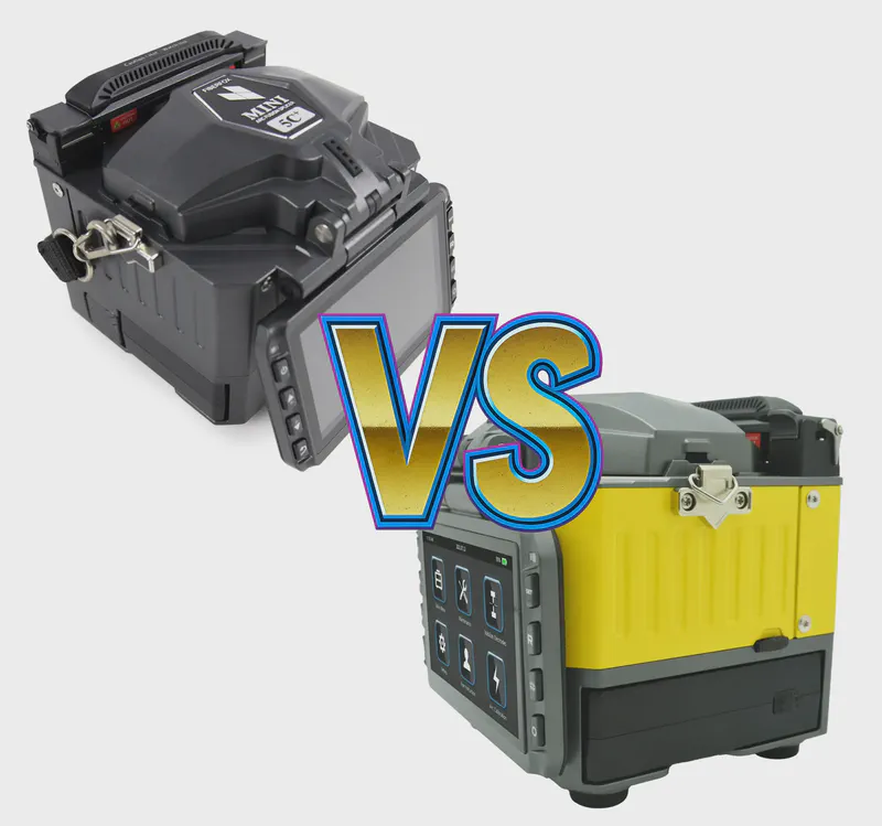 FiberFox Mini 5C+ Premium vs FiberFox Mini 4S+ Fusion Splicer - Which Fusion Splicer Should You Choose