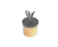 Lenços de limpeza WipePRO™ de grau óptico em mini-pote resistente (100 unidades)