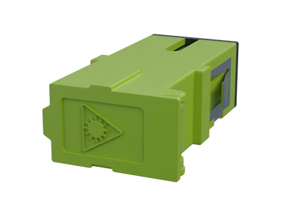 Adaptateur fibre optique SC - Vert citron