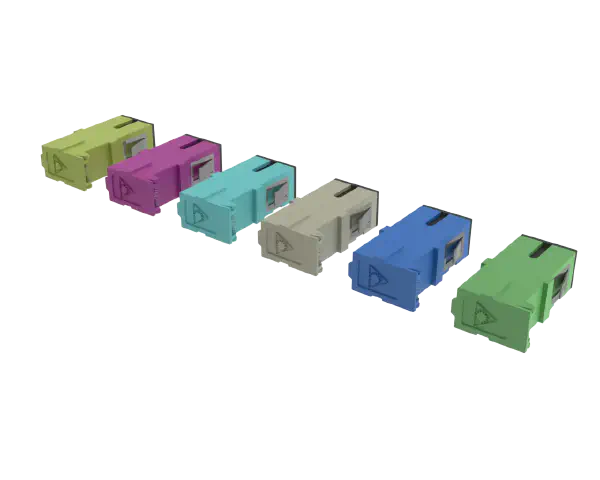 Adaptateur fibre optique SC - Bleu