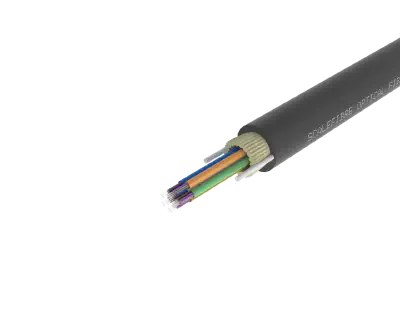 Cable de fibra LSZH de tubo suelto de 72 fibras