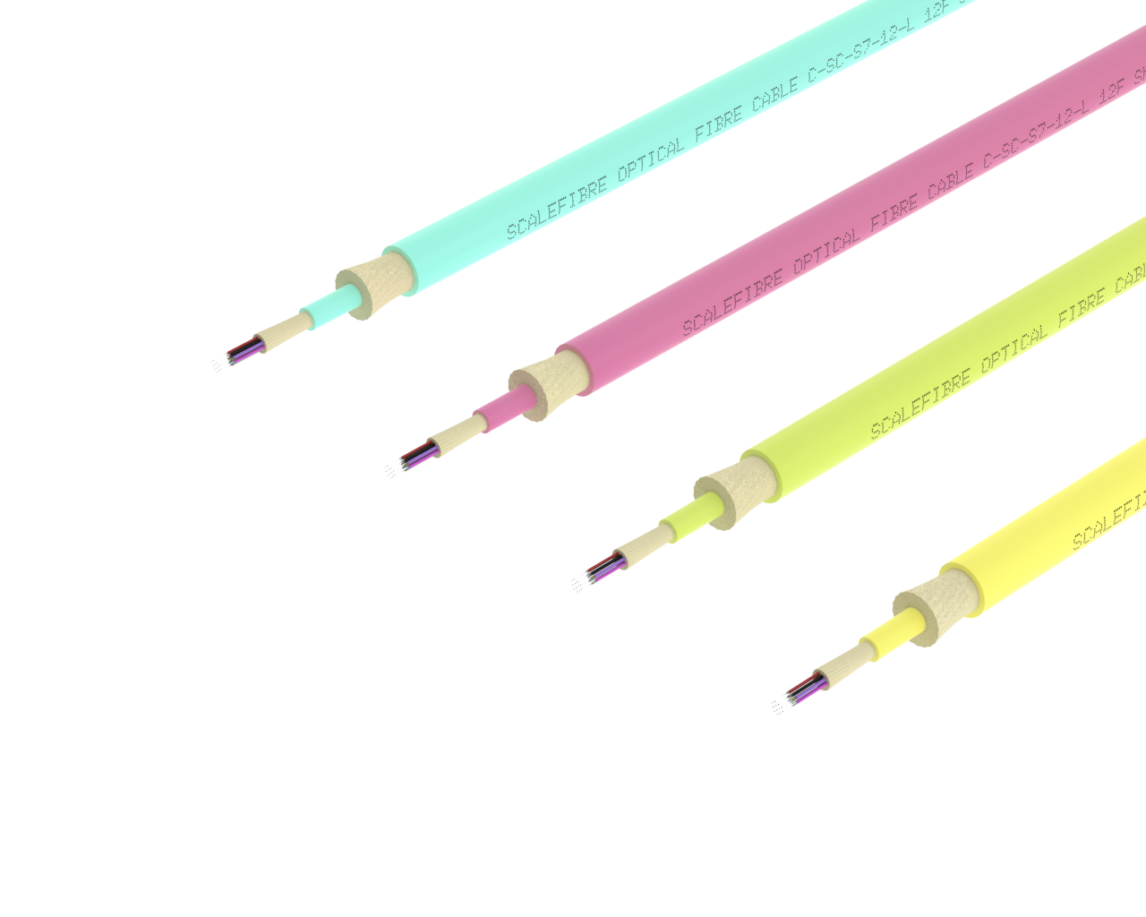 SlimCORE™ 12F Cable – Single Mode, Yellow