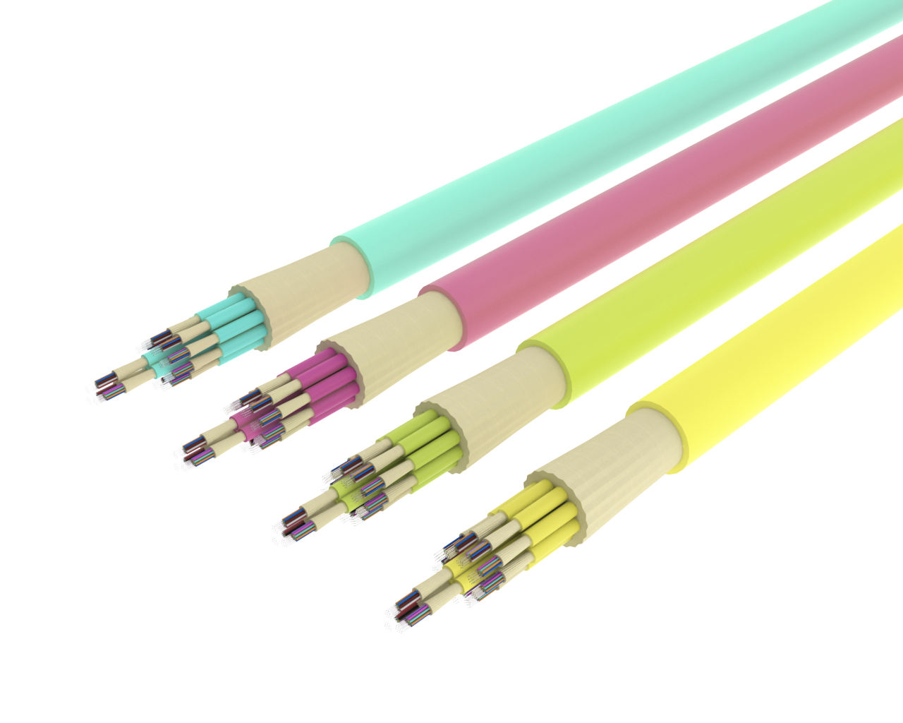 SlimCORE™ 144F Cable - Single Mode, Yellow