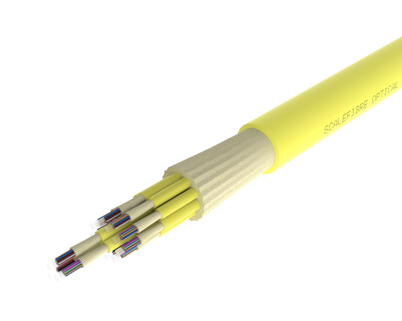 SlimCORE™ 144F Cable - Single Mode, Yellow