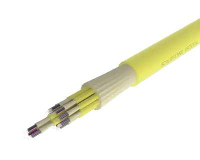 Cabo SlimCORE™ 144F - Modo único, amarelo