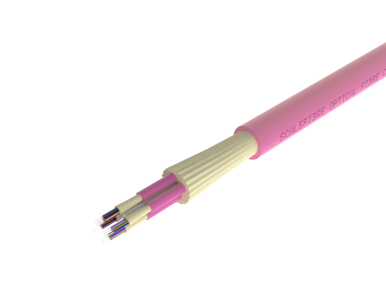 SlimCORE™ 48F Cable - OM4, Erika Violet