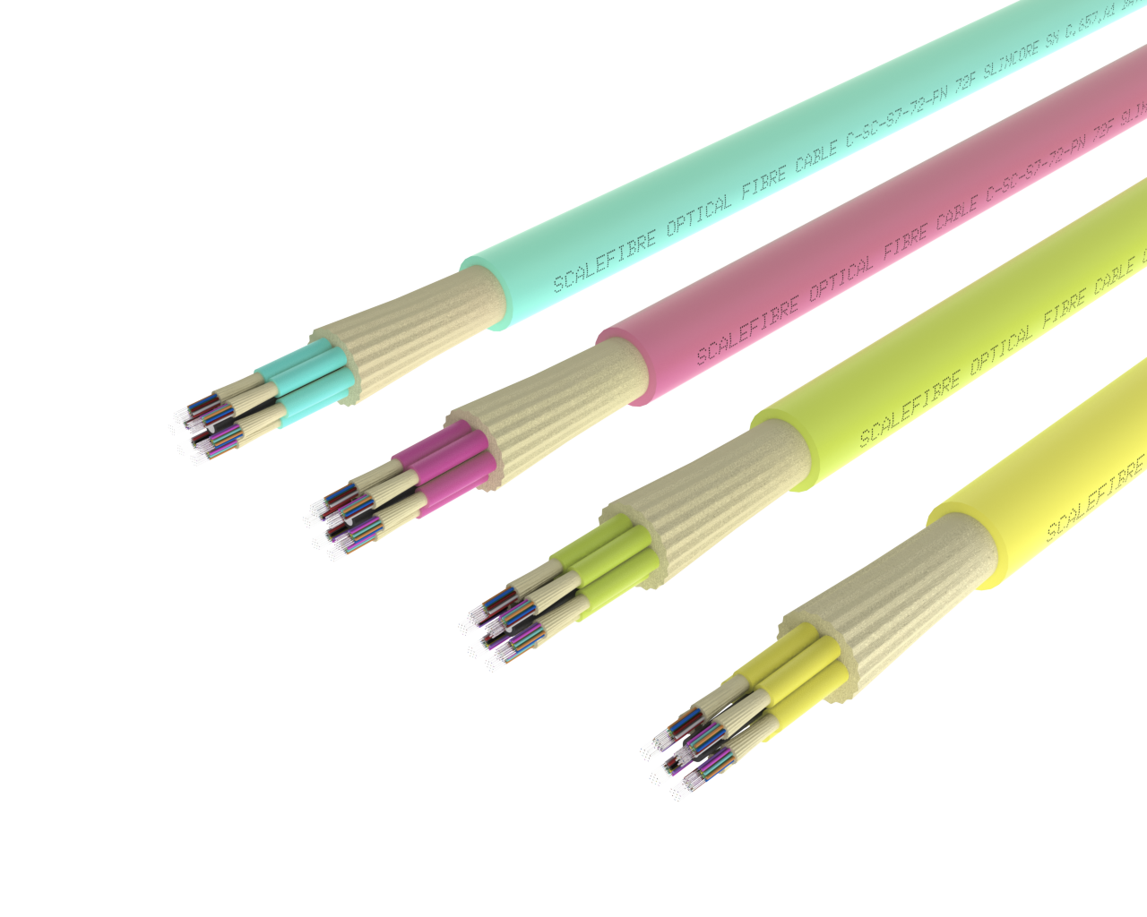 SlimCORE™ 72F Cable - Single Mode, Yellow