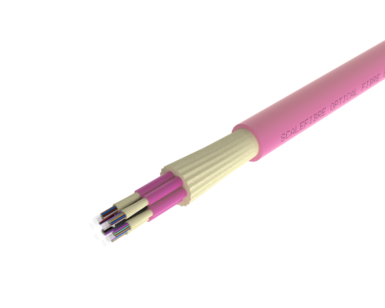 SlimCORE™ 72F Cable - OM4, Erika Violet