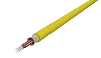 TightBEND™ 12 Fiber Indoor/Outdoor Tight Buffered Cable, Single Mode, Yellow