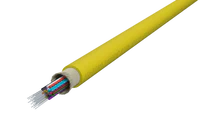 TightBEND™ 24 Fiber Indoor/Outdoor OFNR Tight Buffered Cable, Single Mode, Yellow