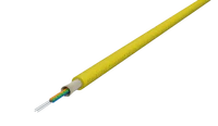 TightBEND™ 4 Fiber Indoor/Outdoor OFNR Tight Buffered Cable, Single Mode, Yellow