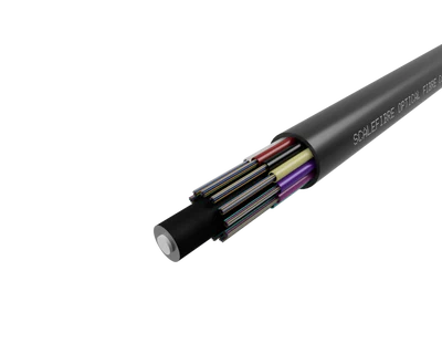 Cable de fibra óptica compacto de tubo holgado, 144 fibras