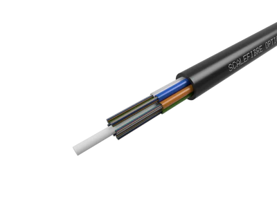 Cable de fibra óptica compacto de tubo holgado con cubierta de polietileno