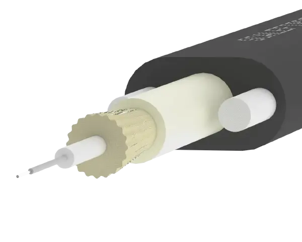 Cable EasyDROP™ 1F: 2 mm, 900 um, revestimiento negro