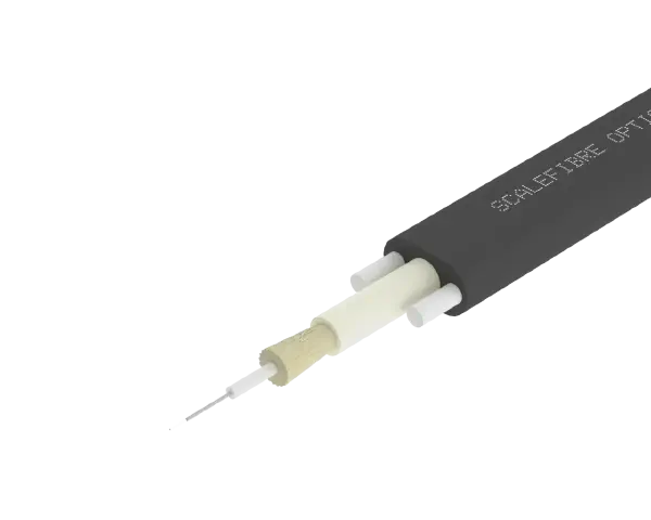 Cable EasyDROP™ 1F: 2 mm, 900 um, revestimiento negro