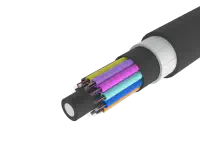 


Cable de fibra óptica exterior de tubo holgado blindado de alta

resistencia – PE/PA/PE, 144 fibras