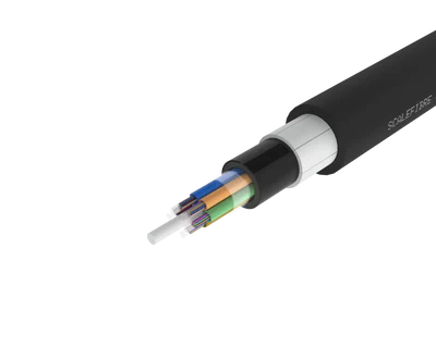 
Non-Metallic Armoured Loose Tube Outdoor Fiber Cable – PE/PA/PE Jacket, 72
Fiber