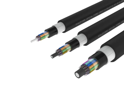 
Non-Metallic Armoured Loose Tube Outdoor Fiber Cable – PE/PA/PE Jacket,
72, 96 and 144 Fiber