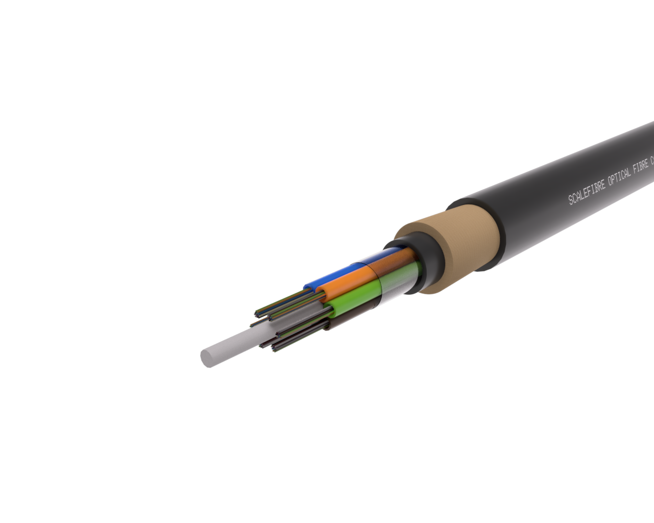 72F SkySPAN Long Span ADSS Optical Fibre Cable