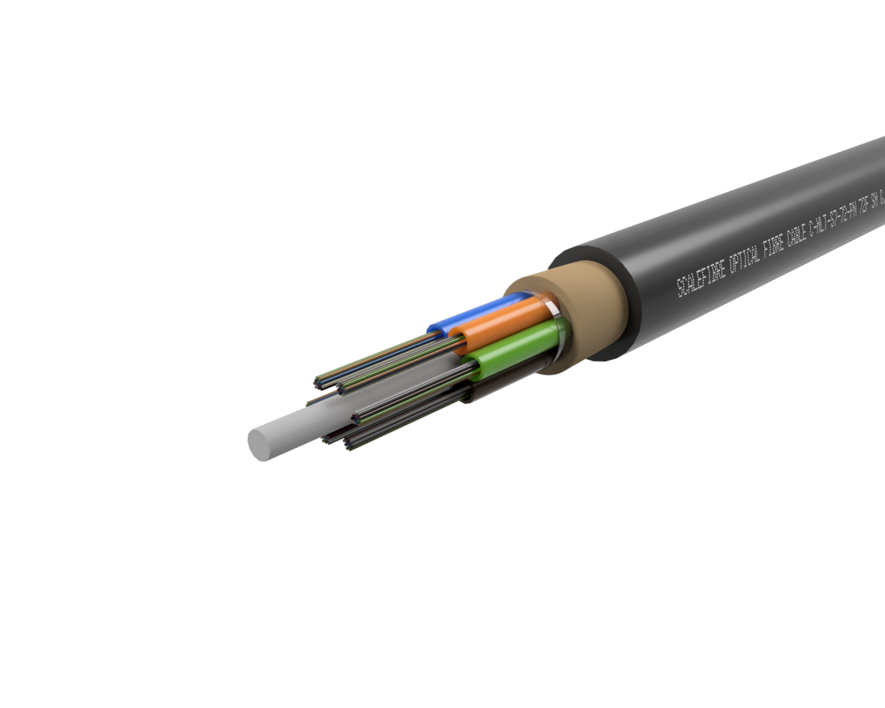 72F SkySPAN ADSS Optical Fibre Cable