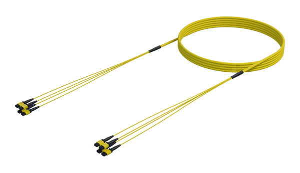 Tronco MPO (12F) de modo único de fibra 48