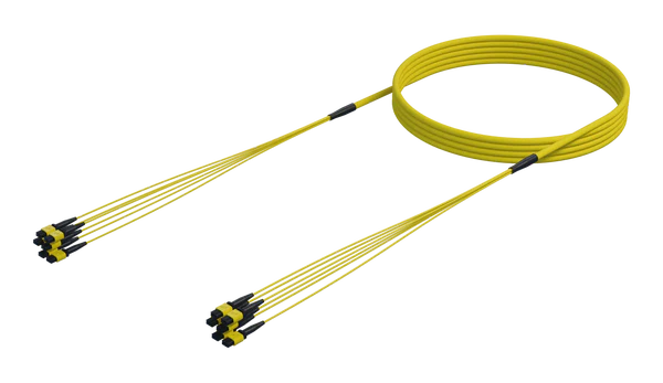 Tronco MPO (12F) de modo único de fibra 48