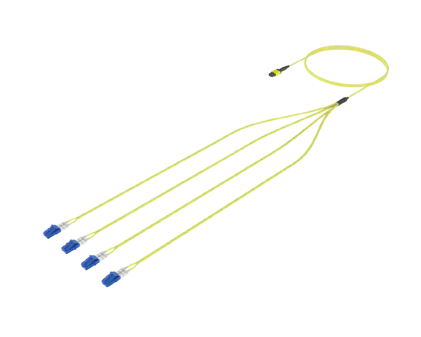 8 Fibre MPO vers LC Fanout, Monomode (G.657.A1)