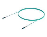 12 Fiber OM4 Multi Mode MPO(12F) Trunk, Aqua