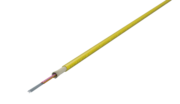 12 Fiber Single Mode MPO(12F) Trunk, Yellow