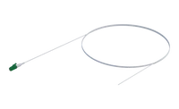Pigtail de fibra óptica monomodo com buffer de 900 µm, LC/APC