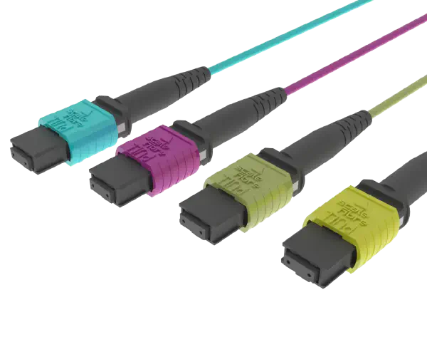 Cable MPO a fibra desnuda, 12 fibras, cubierta de 3 mm