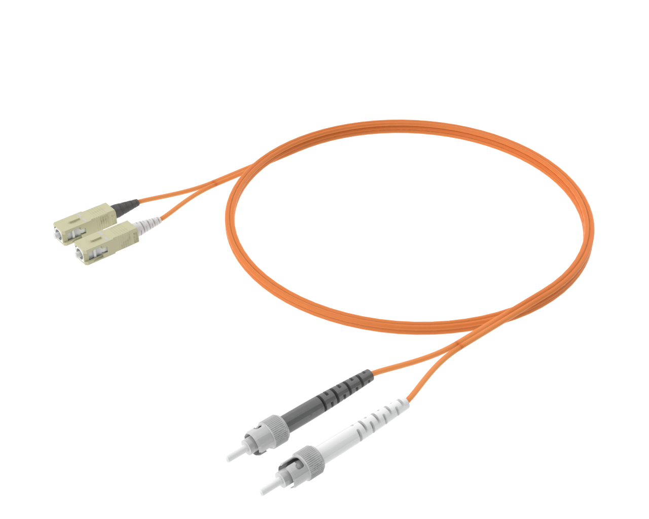 Cable de conexión dúplex OM1 - SC a ST