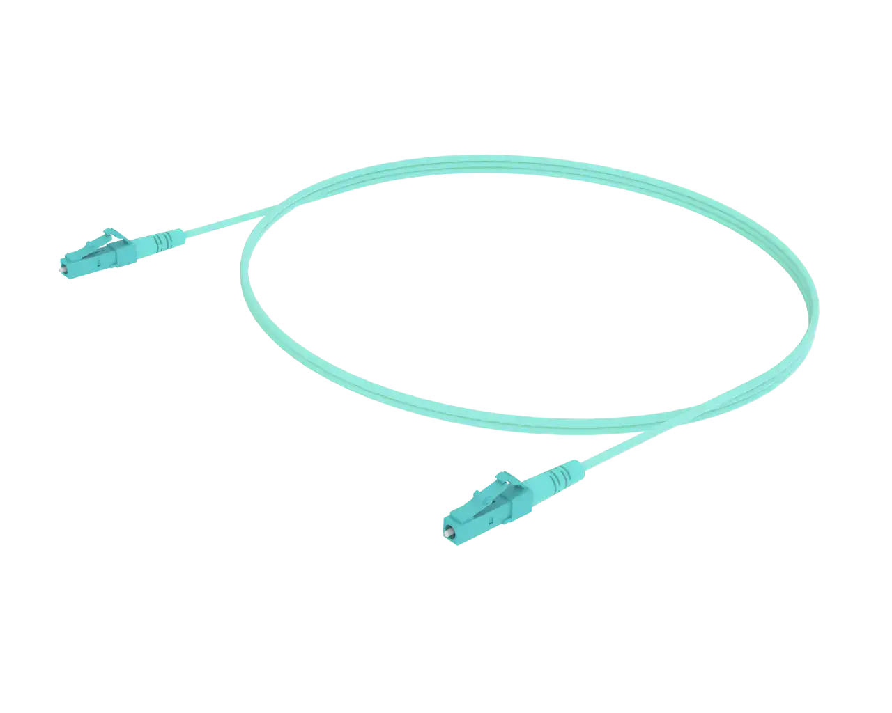 Cordon de brassage simplex OM4 - LC/UPC vers LC/UPC