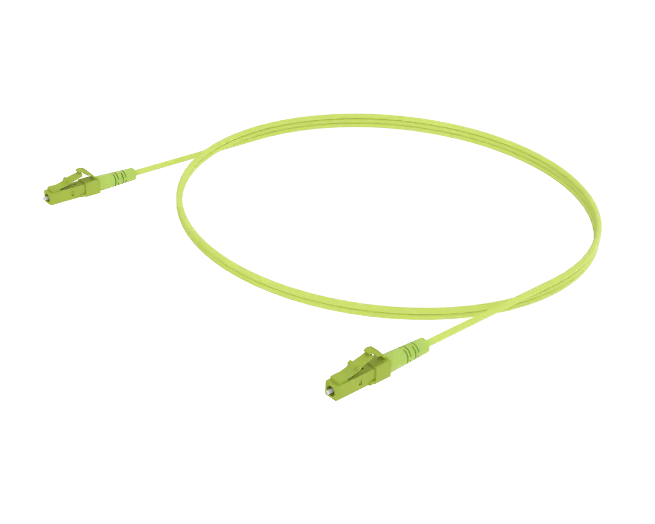 Cordon de brassage simplex OM5 - LC/UPC vers LC/UPC