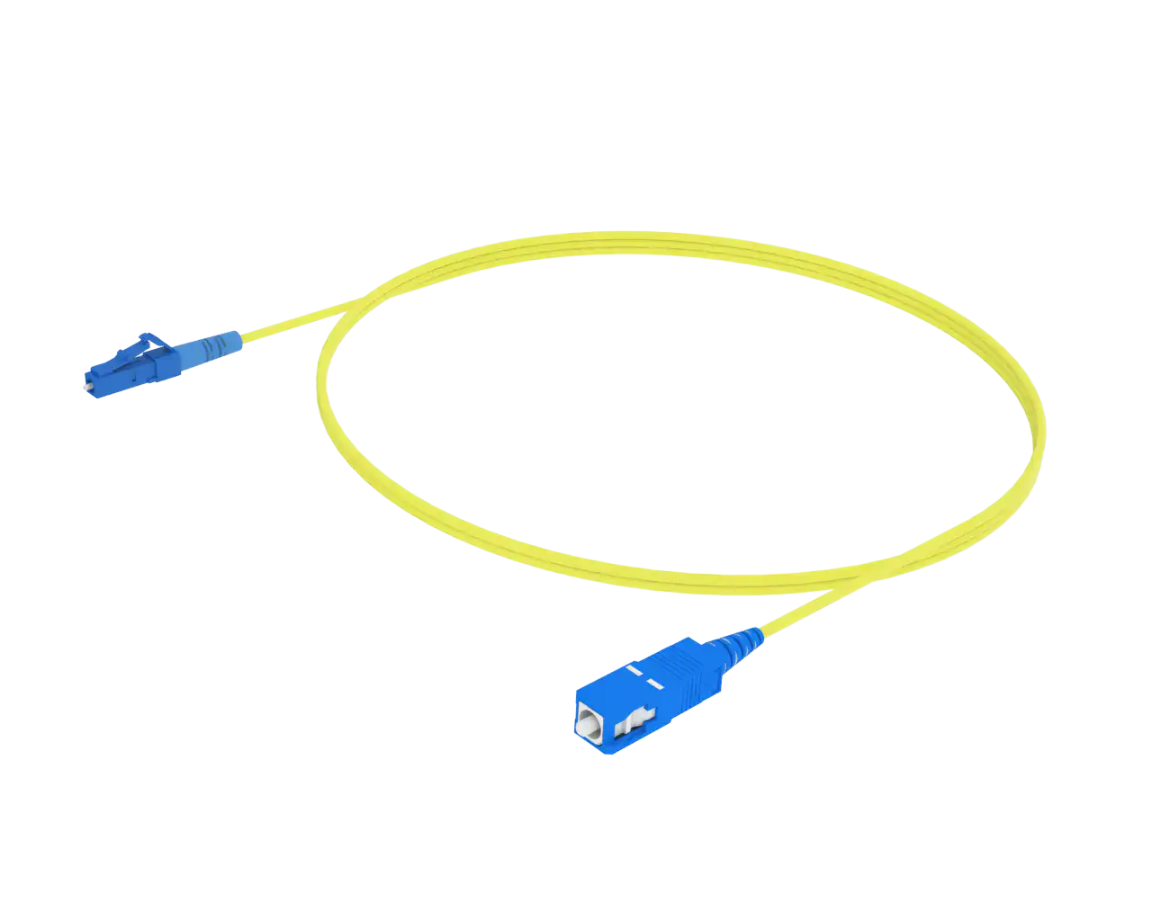 Cordon de brassage simplex monomode - LC/UPC vers SC/UPC
