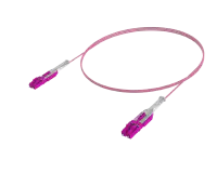 
Cabo de conexão duplex OM4 com um único conector - LC/UPC para LC/UPC,
Erika Violet