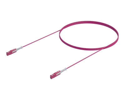 Latiguillo dúplex de cordón único OM4 - SN®/UPC a SN®/UPC, Erika Violeta