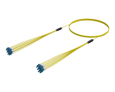 LC/UPC Micro Cable Assembly, 12-Fiber, Single-mode G.657.A1