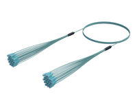 SC/UPC Micro Cable Assembly, 24-Fiber, OM4 Aqua