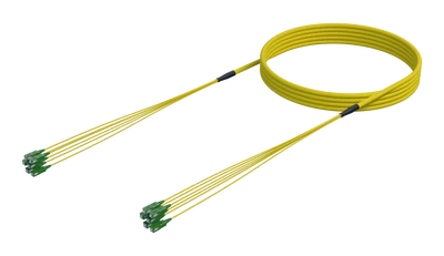Conjunto de cable de fibra preterminado SC/APC-SC/APC, monomodo G.657.A1