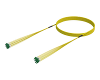 Cable de fibra óptica preterminado LC/APC-LC/APC, monomodo G.657.A1, 12 fibras