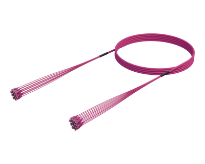 Conjunto de cable de fibra preterminado SC/UPC-SC/UPC, monomodo G.657.A1, 12 fibras