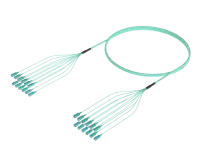 Câble à fibres optiques pré-terminé SC/UPC-SC/UPC, OM4, 12 fibres