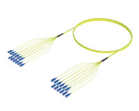 Câble à fibres optiques pré-terminé SC/UPC-SC/UPC, monomode G.657.A1, 12 fibres